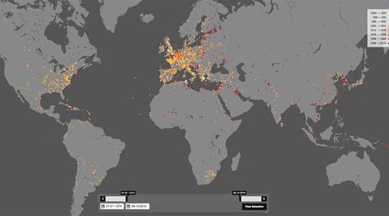الخريطة المجنونة للحروب التي خاضتها البشرية خلال 4000 سنة صورة رقم 1 الخريطة المجنونة للحروب التي خاضتها البشرية خلال 4000 سنة صورة رقم 1