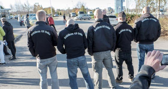 اسلاميون يشكلون جند الله لمواجهة جند اودن النرويجية المناهضة للاجئين!! صورة رقم 5 اسلاميون يشكلون جند الله لمواجهة جند اودن النرويجية المناهضة للاجئين!! صورة رقم 5