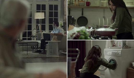 اعلان لمنظف الغسيل (اريال) يفجر قضية اجتماعية ويثير جدلا صورة رقم 1