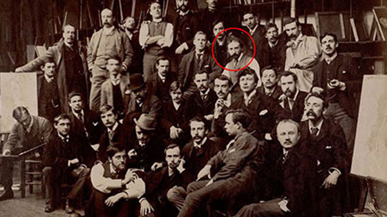  العثور على صورة نادرة يظهر فيها الرسام الاسطوري فان غوخ صورة رقم 1