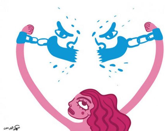 حال المرأة العربية في عيون رسامي الكاريكاتير.. شاهد صورة رقم 5 حال المرأة العربية في عيون رسامي الكاريكاتير.. شاهد صورة رقم 5