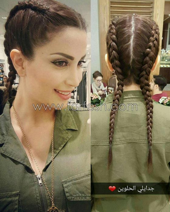 صور نسرين طافش تقلد كيم كردشيان.. من الاجمل؟ صورة رقم 4