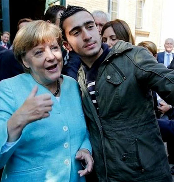 سيلفي مع ميركل تقلب حياة لاجيء سوري وتحقق له حلما صورة رقم 5 سيلفي مع ميركل تقلب حياة لاجيء سوري وتحقق له حلما صورة رقم 5