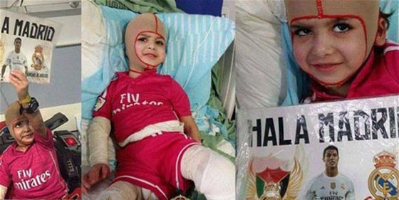 الدوابشة الفلسطيني يحقق حلمه ويلتقي رونالدو ونجوم ريال مدريد صورة رقم 12