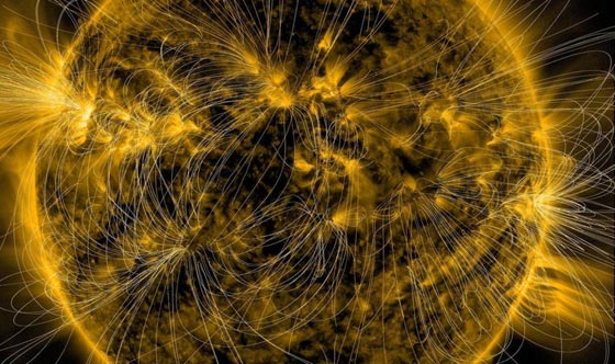 ناسا تكشف لاول مرة عن الحقول المغناطيسية الخفية للشمس صورة رقم 2