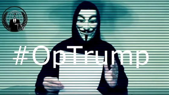 ملثمو أنونيموس يعلنون الحرب الالكترونية لشاملة  على دونالد ترامب صورة رقم 1