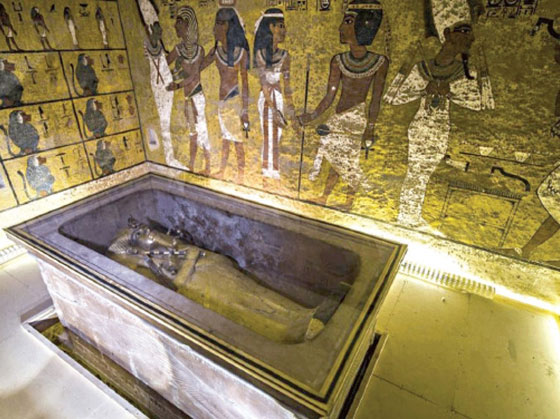 مسح راداري يكشف عن حجرتين جديدتين بمقبرة توت عنخ آمون صورة رقم 4