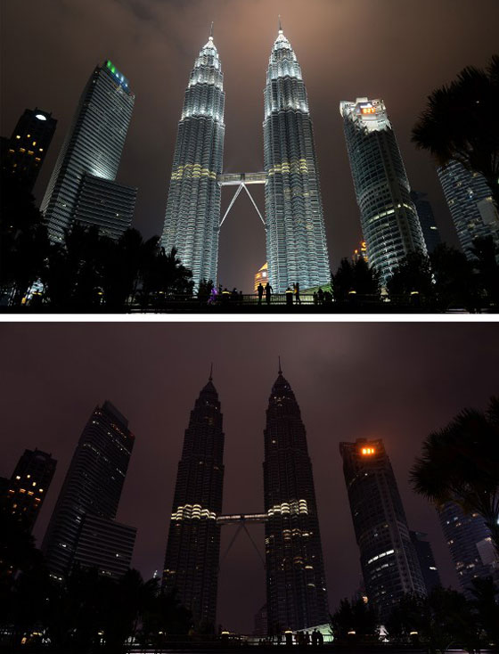 ساعة الارض تشغل 180 بلدا وتدهش الملايين.. اليكم ما حصل خلالها صورة رقم 4