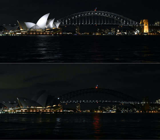 ساعة الارض تشغل 180 بلدا وتدهش الملايين.. اليكم ما حصل خلالها صورة رقم 6