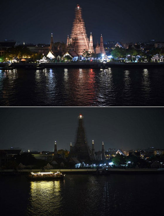 ساعة الارض تشغل 180 بلدا وتدهش الملايين.. اليكم ما حصل خلالها صورة رقم 15