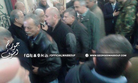 الصور الأولى من جنازة والد جورج وسوف بحضور الاهل والاصدقاء صورة رقم 5