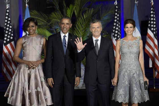 انغام التانغو الارجنتينية ترقص اوباما وزوجته ميشيل صورة رقم 9