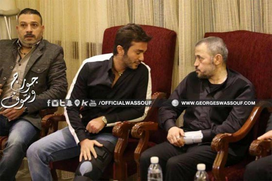 صور نجوم الفن يعزون الوسوف برحيل والده صورة رقم 8