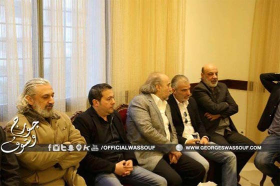 صور نجوم الفن يعزون الوسوف برحيل والده صورة رقم 18