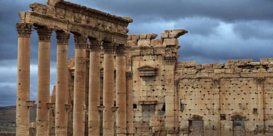 شاهد مدينة تدمر كما التقطتها كاميرا طائرة من دون طيار صورة رقم 2