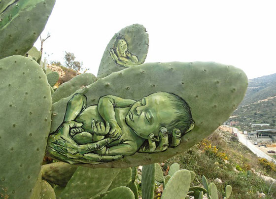  شاب فلسطيني يبهر العالم بابداعاته على الواح الصبار.. صور صورة رقم 8