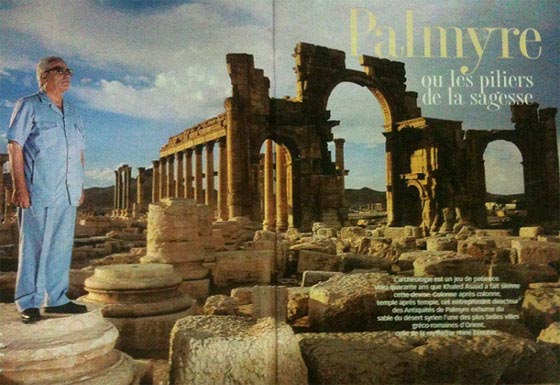  نجل مدير آثار تدمر يبحث عن جثة والده الذي اعدمه داعش بقطع الرأس  صورة رقم 5