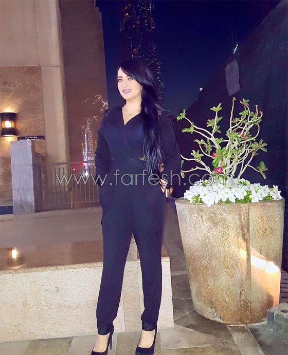 الفنانة الفلسطينية منال موسى في دبي بفستان اسود شفاف وتشبه نفسها بالسندريلا  صورة رقم 7