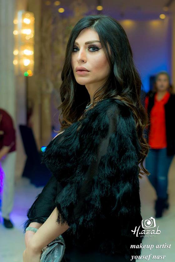 رغد سلامة تتألق بالاسود المكشوف والتسريحة الكلاسيكية صورة رقم 4