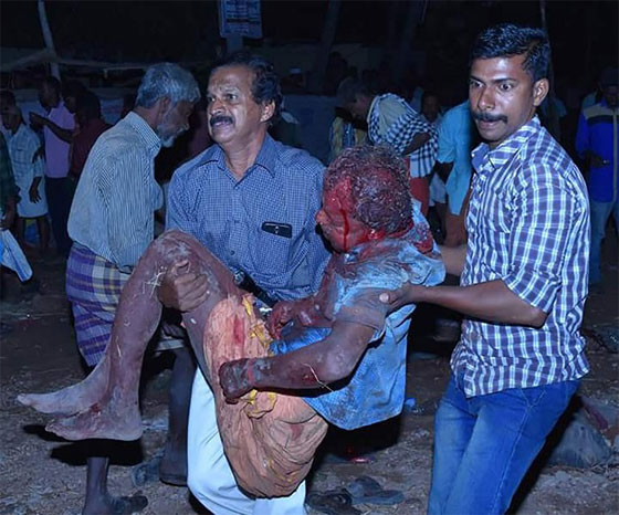 فيديو يظهر لحظة انفجار العاب نارية بمعبد بوذي يوقع عشرات القتلى صورة رقم 16