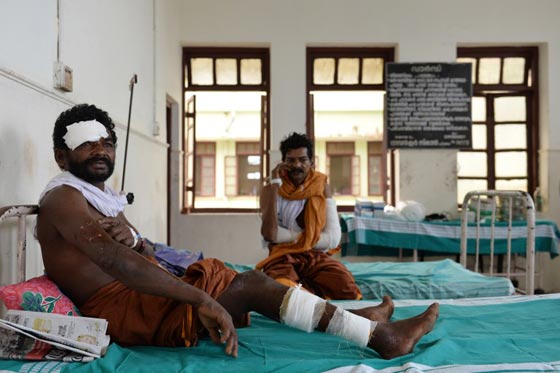 فيديو يظهر لحظة انفجار العاب نارية بمعبد بوذي يوقع عشرات القتلى صورة رقم 10