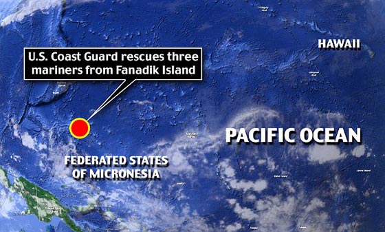 النجدة بسعف النخيل تنقذ ثلاثة رجال تاهو في جزيرة نائية صورة رقم 8