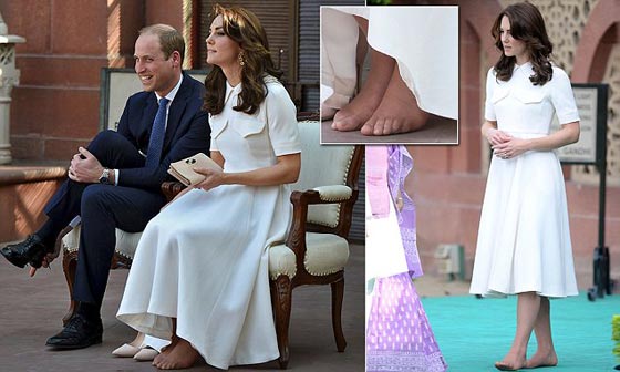 قدما دوقة كامبريدج كيت مدلتون تصدمان الجمهور الهندي.. ما هذا؟ صورة رقم 1 قدما دوقة كامبريدج كيت مدلتون تصدمان الجمهور الهندي.. ما هذا؟ صورة رقم 1