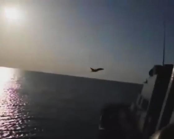 لفة البرميل.. مناورة لمقاتلة روسية حول طائرة امريكية صورة رقم 3