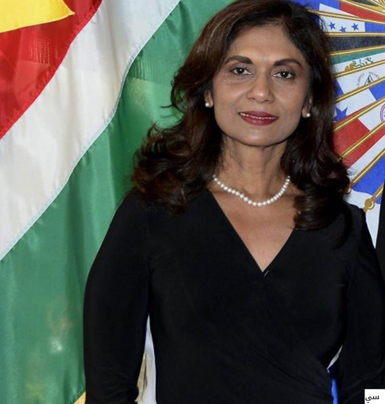 امرأة سافرة وسط قادة مجلس التعاون الاسلامي تثير التساؤل.. من تكون؟! صورة رقم 11