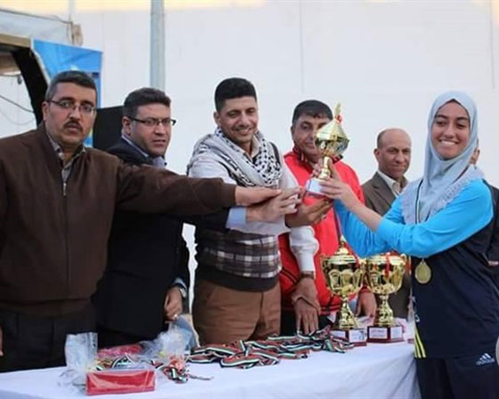 ايناس نوفل اول عداءة في غزة لا يوقف طموحها سوى الاحتلال صورة رقم 3