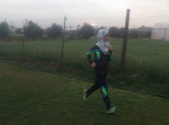 ايناس نوفل اول عداءة في غزة لا يوقف طموحها سوى الاحتلال صورة رقم 7