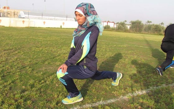 ايناس نوفل اول عداءة في غزة لا يوقف طموحها سوى الاحتلال صورة رقم 11