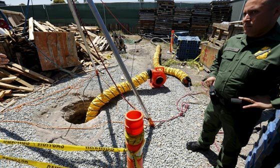 اكتشاف اطول نفق لتهريب المخدرات يمتد بين امريكا والمكسيك صورة رقم 6