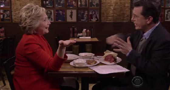 اعلامي كوميدي يصطحب كلينتون الى مطعم ويتركها جائعة! صورة رقم 1