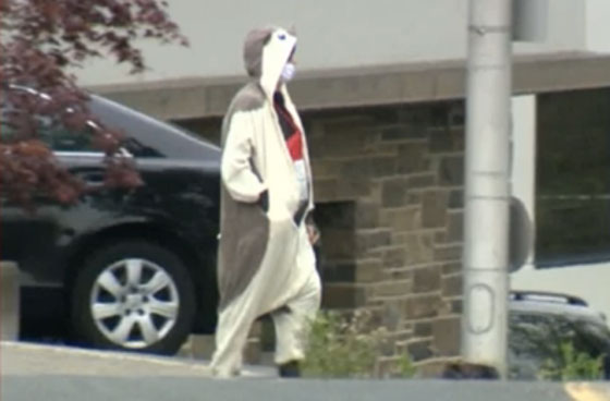 تنكر وارتدى حزاما ناسفا من الشوكولاتة فاطلقت الشرطة النار عليه صورة رقم 2