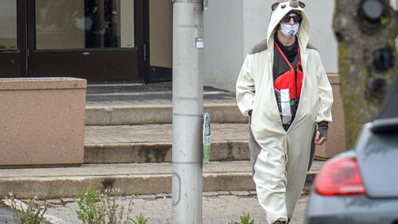 تنكر وارتدى حزاما ناسفا من الشوكولاتة فاطلقت الشرطة النار عليه صورة رقم 14