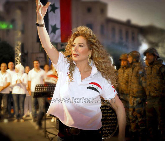 رغدة: الحرب ليست على سوريا ولو تنحى الرئيس بشار الأسد سأخوّنه صورة رقم 2
