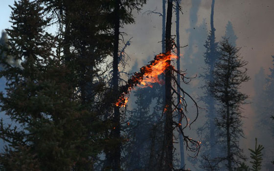 الحريق الوحش في كندا يظهر من الفضاء ولا يزال يستعر منذ 9 ايام صورة رقم 5