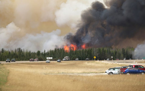 الحريق الوحش في كندا يظهر من الفضاء ولا يزال يستعر منذ 9 ايام صورة رقم 12