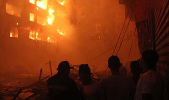 فيديو وصور.. قتلى ومصابون في حريق هائل شب في احد الفنادق بالقاهرة صورة رقم 4