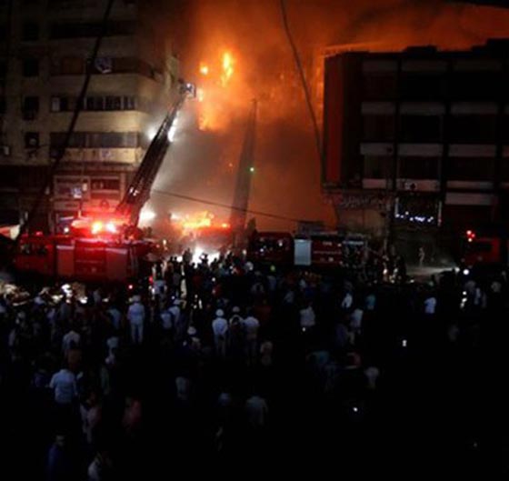 فيديو وصور.. قتلى ومصابون في حريق هائل شب في احد الفنادق بالقاهرة صورة رقم 8