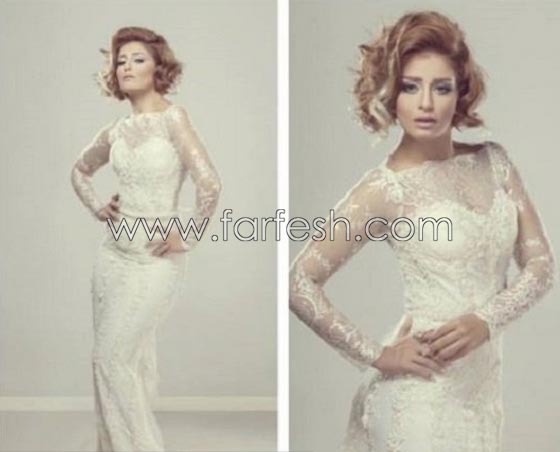 صور فنانات عازبات ارتدين فستان الزفاف أمام الكاميرات فقط صورة رقم 5