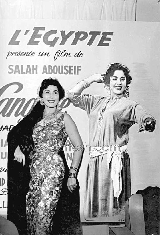 نجوم مصر في مهرجان كان: تحية كاريوكا ضربت فنانة عالمية بالحذاء! صورة رقم 14