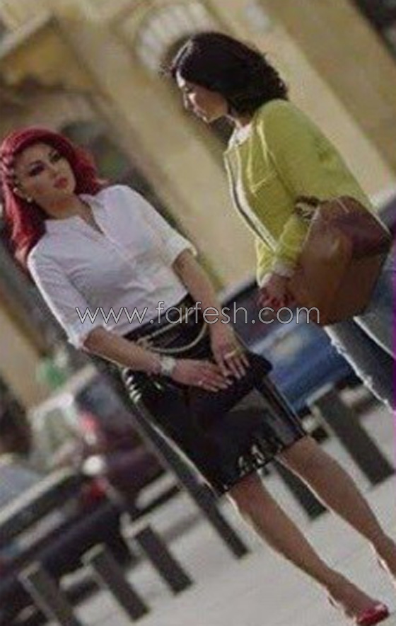  صور هيفاء وهبي في فساتين اللاتيكس لاثبات انها سبقت مايا دياب! صورة رقم 4