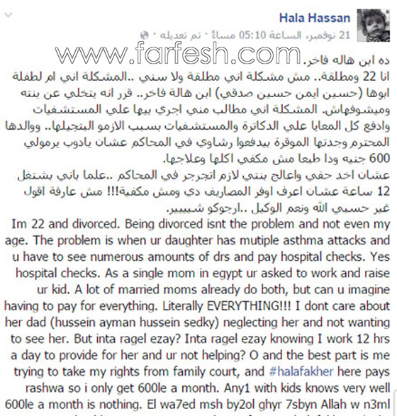 بعد رفض الفنانة هالة فاخر الانفاق على حفيدتها، المحكمة تأمر بالتحري عن دخلها صورة رقم 7