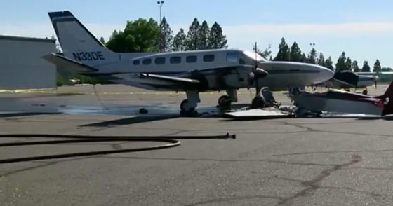 هبوط حاد لطائرة يتسبب باصدام مريع وغير متوقع.. شاهد ما حدث صورة رقم 2