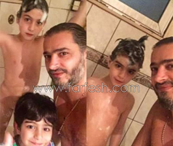 صور صادمة ينشرها طليق نادين الراسي لإبنيهما! صورة رقم 3