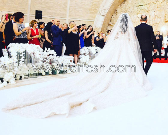 صور فستان زفاف ريما فقيه الذي كلفها نصف مليون دولار! صورة رقم 9