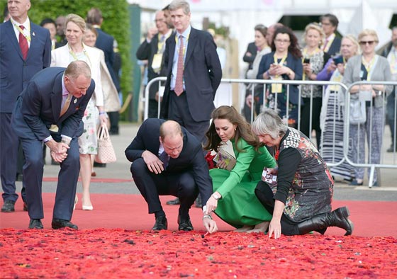 عروض الورود في جلسي تحظى بزيارة خاصة من العائلة الملكية صورة رقم 8