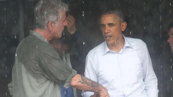 شيف مغامر يتناول العشاء مع اوباما في مطعم  شعبي ويدفع الفاتورة صورة رقم 3